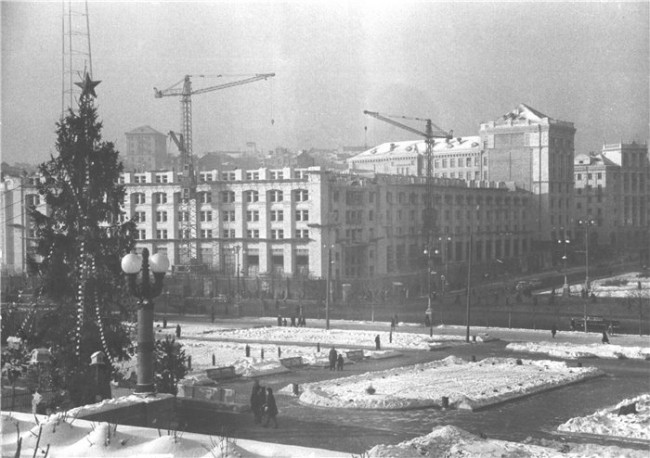 1950-е годы. Строительство Почтампта