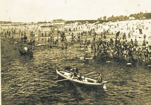 Центральный пляж, 1918 г. 